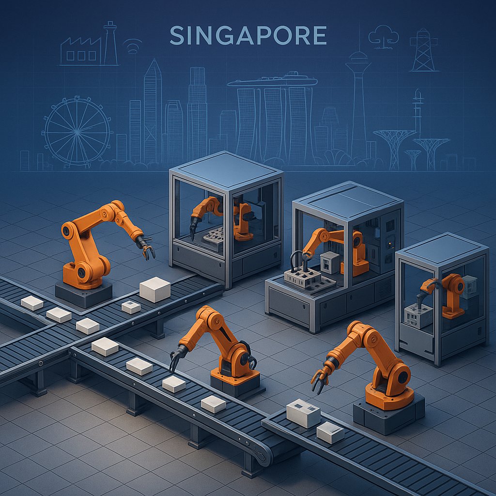 Automation Business Models in Singapore: From Smart Factories to Vending and AI Plays
